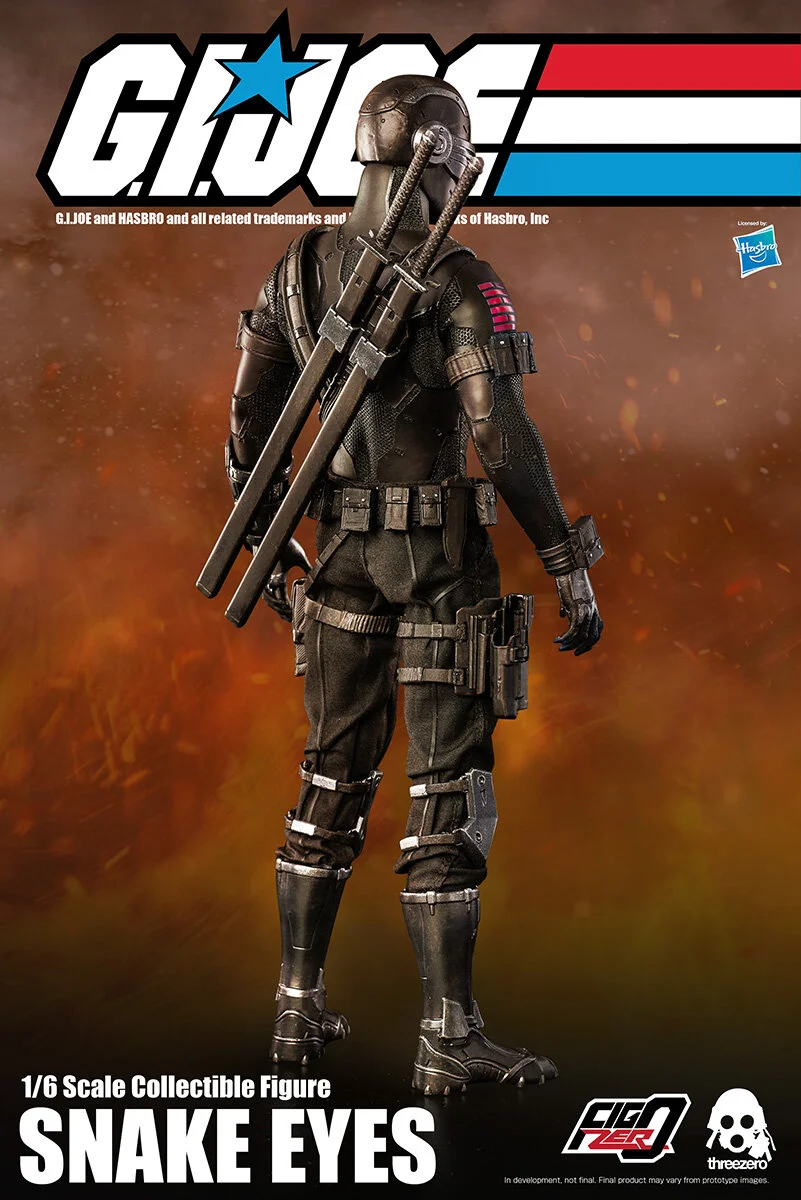 1/6 12インチサイズ threezero G.I.ジョー スネークアイズ G.I.ジョー – 1/6 スネークアイズが10/25に予約販売開始！ — THREEZERO
